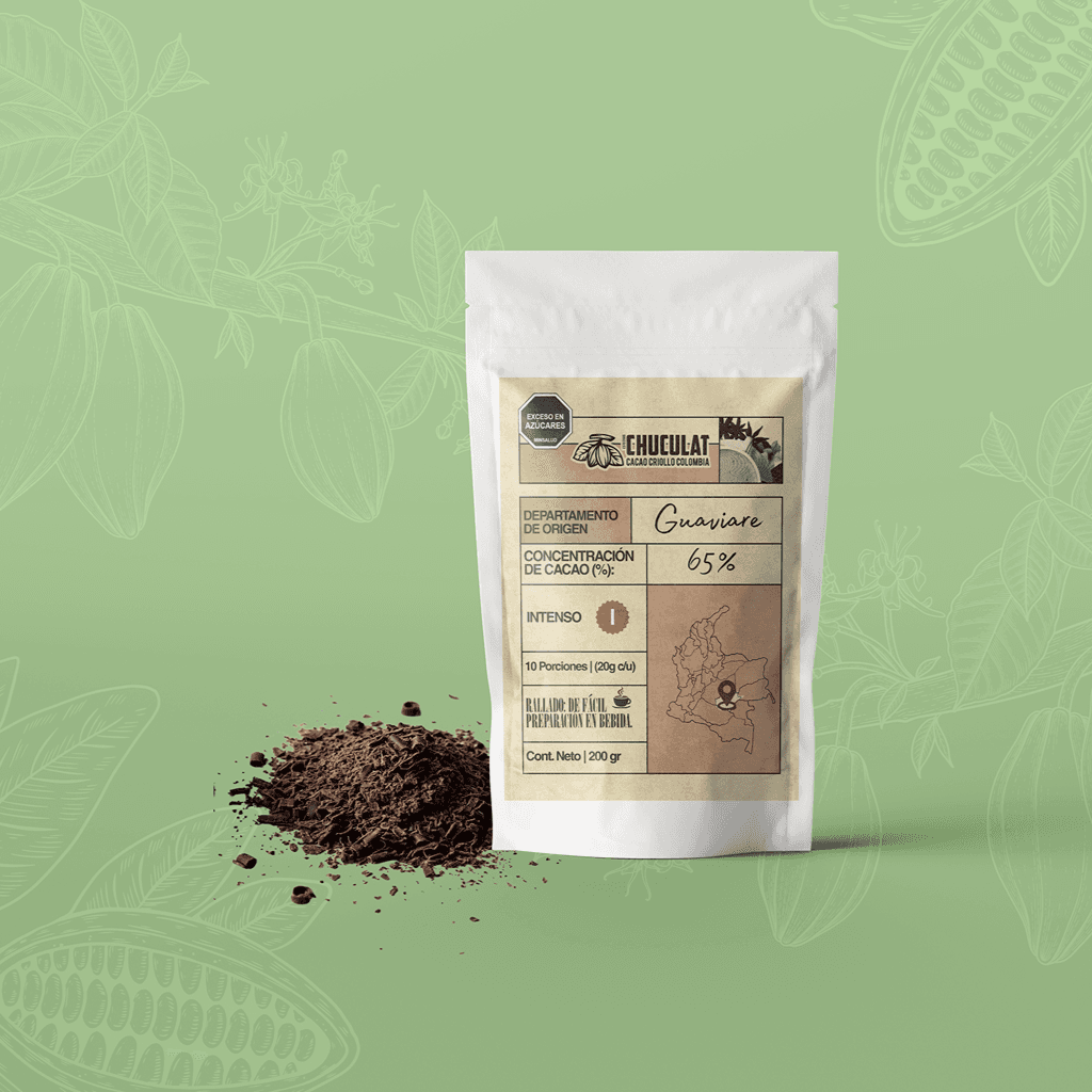 Chocolate de Mesa 65% Cacao Origen Guaviare x 200g