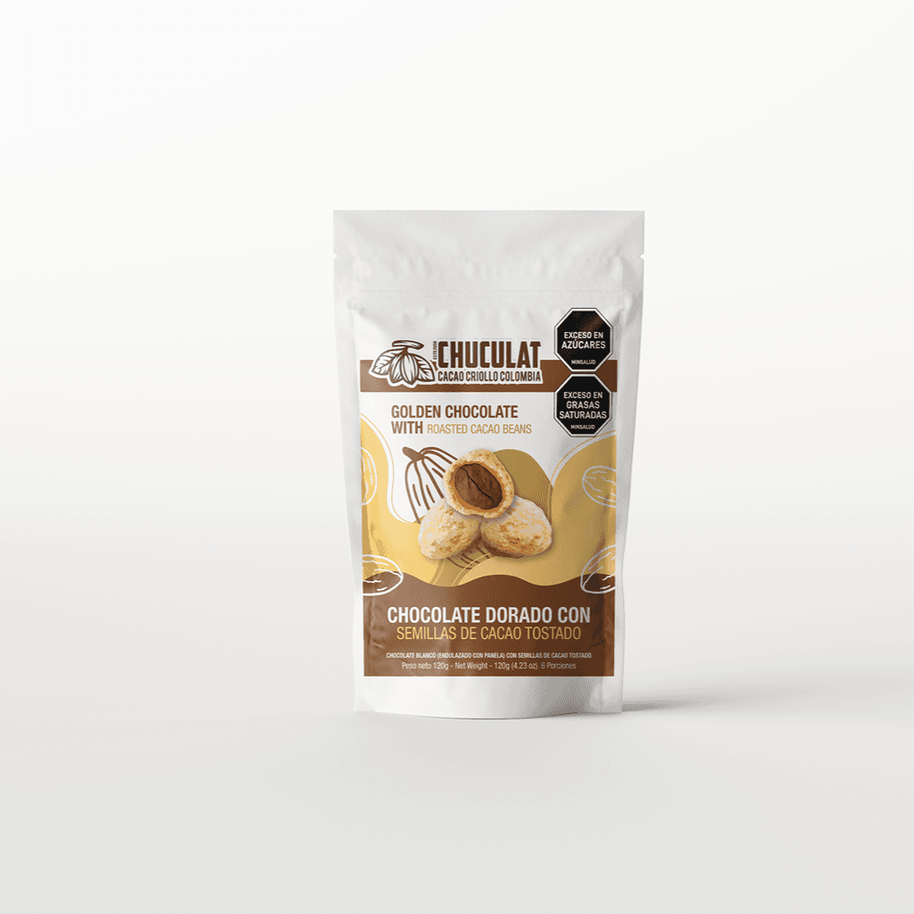 Grageas cacao dorado x 120grs