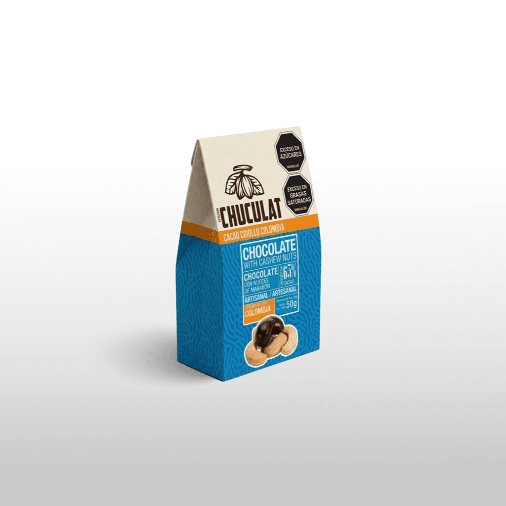 Nueces de Marañón recubiertas con chocolate (50 g)