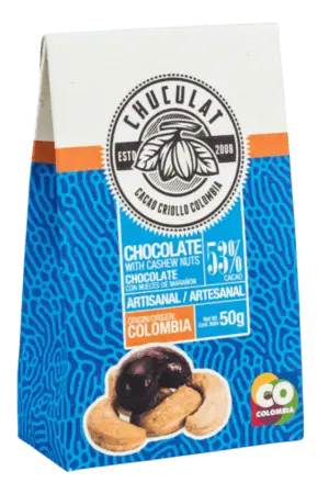 Los Nueces de Marañón Recubiertos con Chocolate de CHUCULAT® son el equilibrio perfecto entre sabor, nutrición y calidad. Perfectos para snack